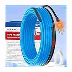 MAXKOSKO 120 Ft. 120 V Pipe Heat Cable for Pipe Freeze Protection, Self-Regulating Pipe Heating Tape for Metal and Plastic Home Pipes, Energy-Saving Heat Tape for Pipes Keeps Water Flowing at -40 °F